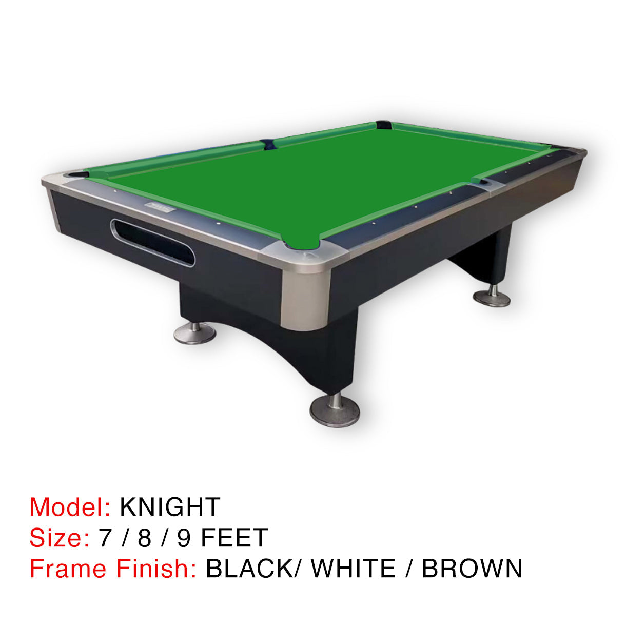 Knight II Home Use Billiard Table Drop Pocket