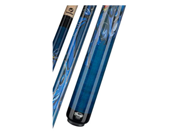 Viking Blue Dragon Decues Pool Cue