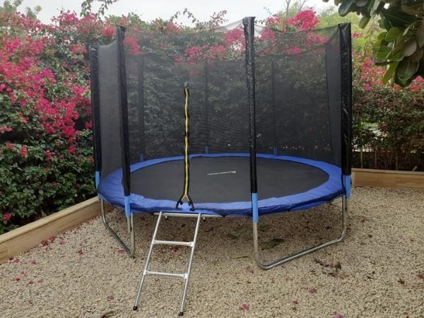 Knight Shot Outdoor Round Trampoline 10ft