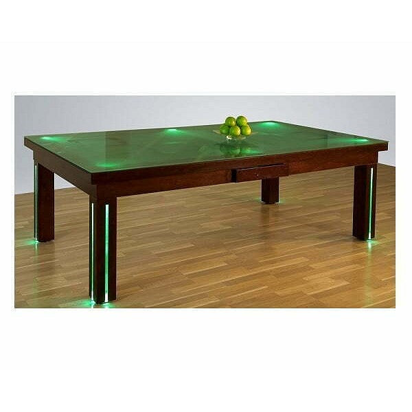 Bilijardai Pronto 2 New York Home Use Pool Table in Birch Tone 3 Finishing with LED lights 8ft