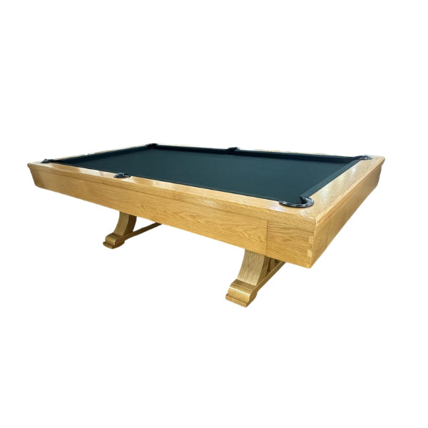 Knight Shot Athena Handicraft Pool Table 8ft. in Natural Oak