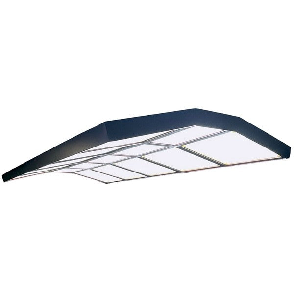 Knight Shot Snooker Curve 15 Panel Led Light Matte Mahogany