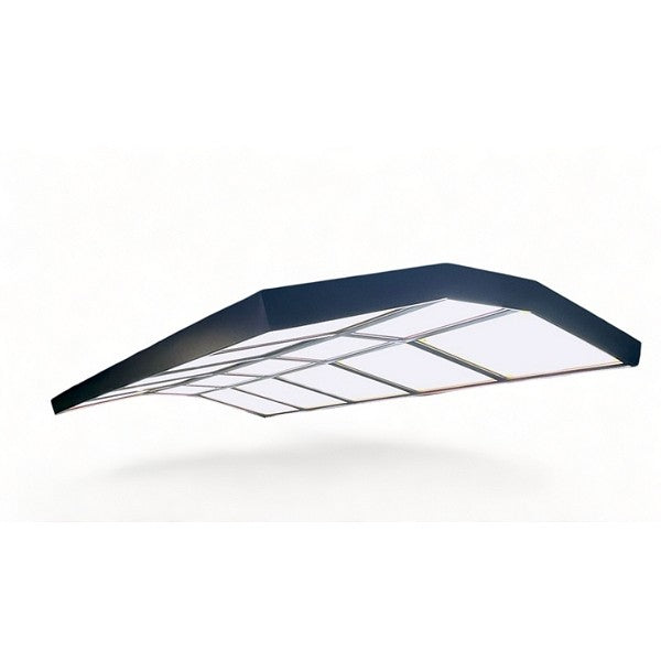 Knight Shot Snooker Curve 15 Panel Led Light Matte Mahogany