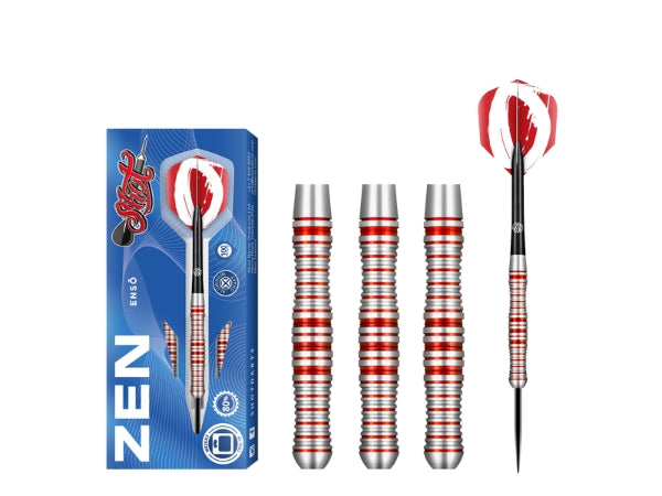 Shot Darts Zen Enso 80% Tungsten Steel Tip Dart Set