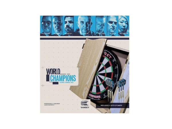 Target World Champions Home Dartboard Cabinet Set