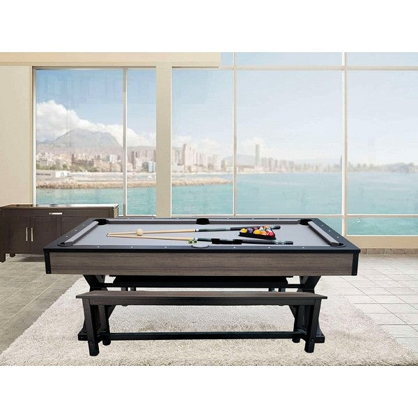 Knight Shot Xenia Home Use Dining Pool Table in Drop Pocket 8ft