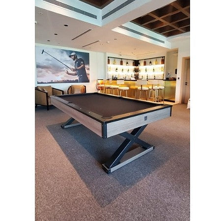 Knight Shot Xenia Home Use Dining Pool Table in Drop Pocket 8ft