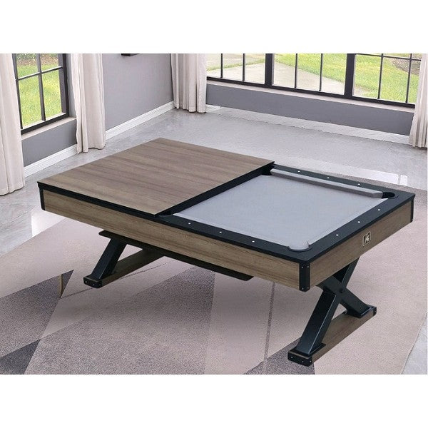 Knight Shot Xenia Home Use Dining Pool Table in Drop Pocket 8ft