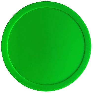 Knight Shot Air Hockey Green Puck | 82mm | Per Piece