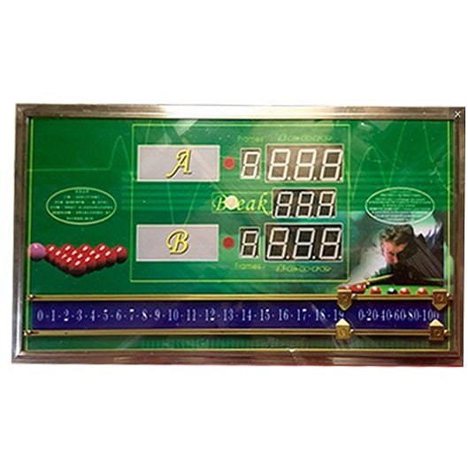 Knight Shot Snooker Electronic Score Board w/ Manual And Remote Control