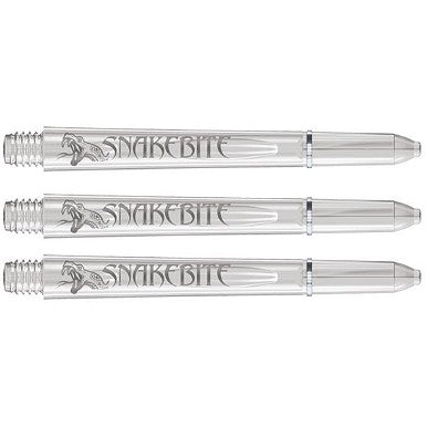 Red Dragon Peter Wright Snakebite Signature Series Medium Dart Shafts | Clear