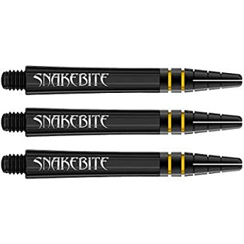 Red Dragon Snakebite Double World Champion Medium Dart Shafts | Black