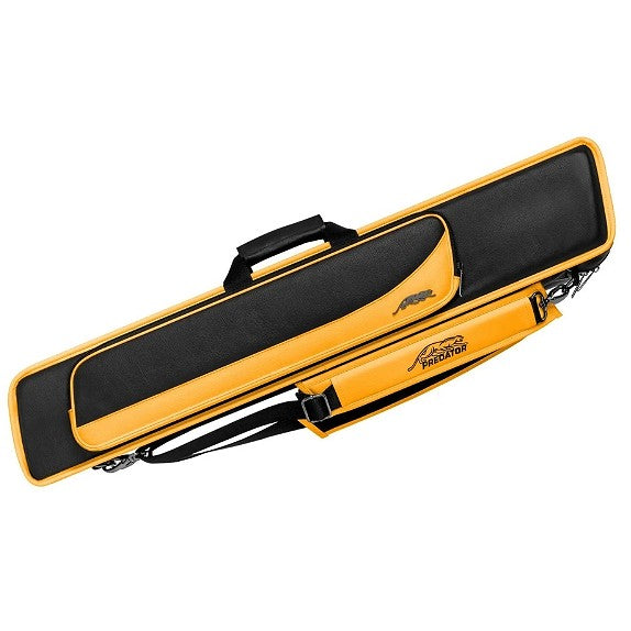 Predator Roadline Black/Yellow Soft Pool Cue Case - 4 Butts x 8 Shafts