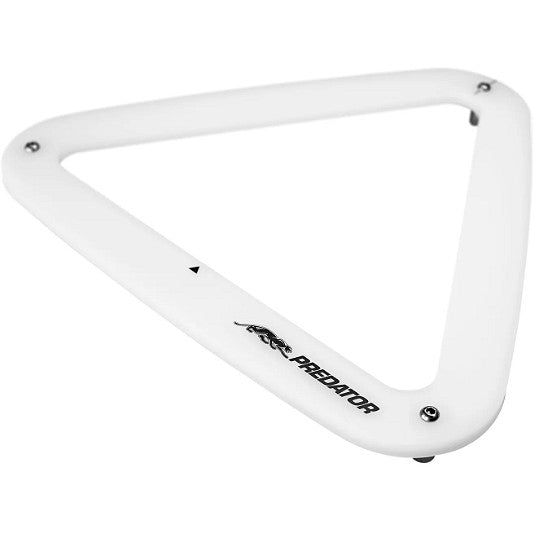 White Predator AeroRack Pool Ball Rack | Triangle