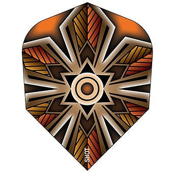 Shot Darts Talisman Amber Small Standard Dart Flights