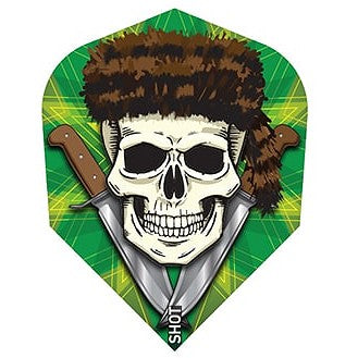 Shot Darts Wild Frontier Trapper- Small Standard Dart Flights