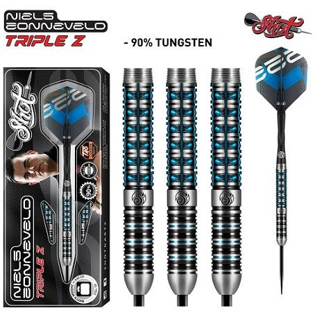 Shot Darts Niels Zonneveld-Steel Tip Dart Set 90% Tungsten | 24 Grams