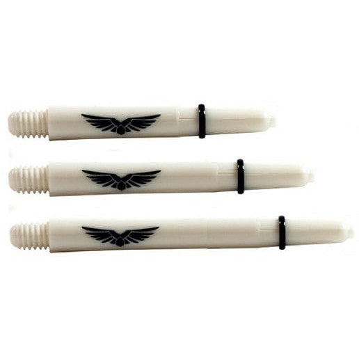 Shot Darts Eagle Claw Bone White Short - Dart Shaft With Ring