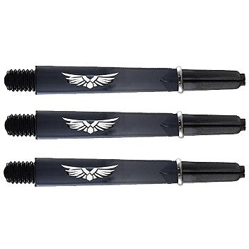 Shot Darts Eagle Claw Black Medium Dart Shaft With Ring