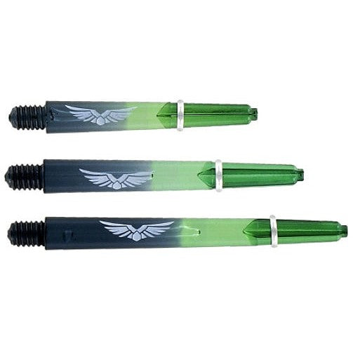 Shot darts Eagle Claw Green Black Inbetween Dart Shaft With Ring