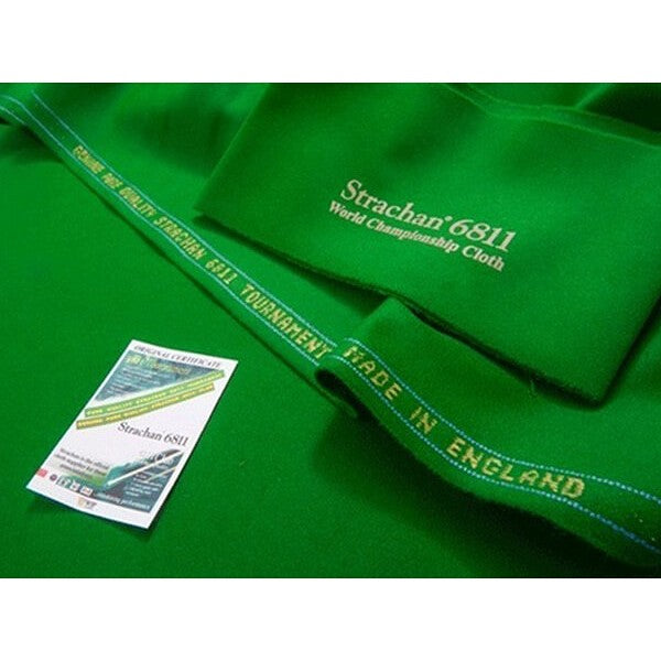 Strachan UK 6811 Tournament Snooker Cloth 32OZ Per Set | 12ft