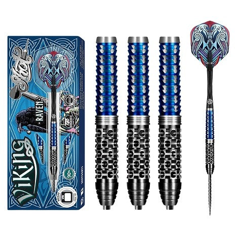 Shot Darts Viking Raven Steel Tip Dart Set 90% Tungsten | 25 Grams