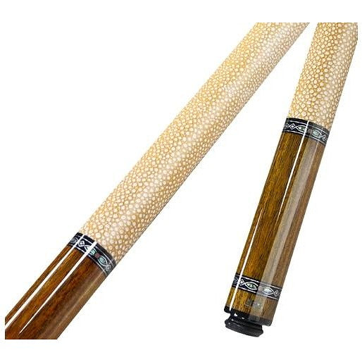 J Flowers Billiard Cue JF20-BTF Model In Pebbled Leather Wrap w/ Carbon Shaft