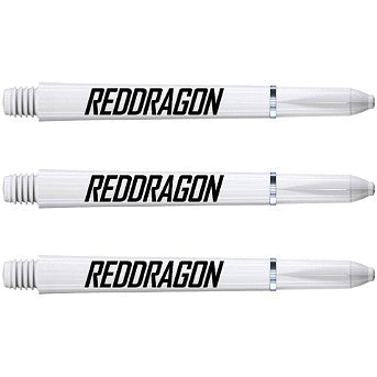 Red Dragon Street Art Medium Dart Shafts | White