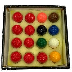 Knight Shot Snooker 17-Pc Ball Set - 38mm | A Grade