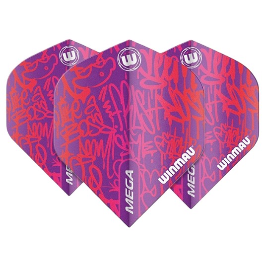 Winmau Mega Standard Purple Dart Flights