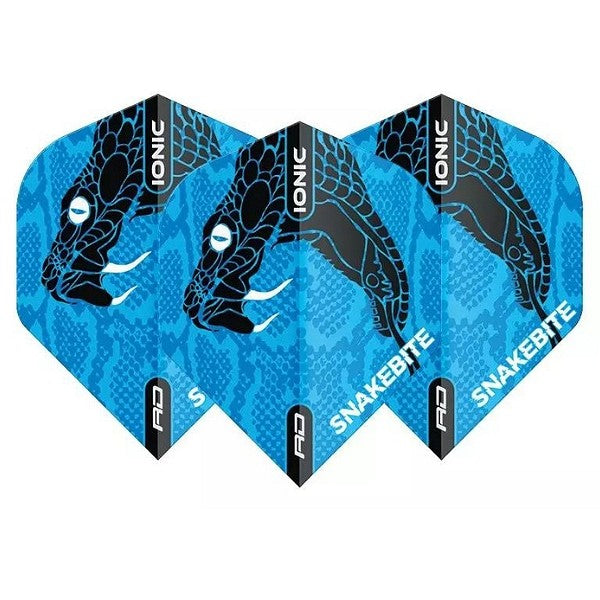 Red Dragon Peter Wright Snakebite Ionic Snake Head Blue Dart Flights