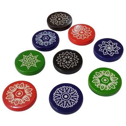 Knight Shot - Siscaa Victory Colored  Carrom Striker 7.5mm | Per Piece