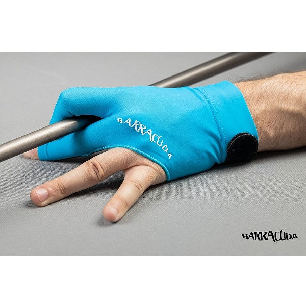 Barracuda Billiard Glove | Right Hand - Medium | Sky Blue