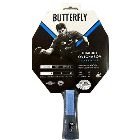 Butterfly Dimitrij Ovtcharov Sapphire Table Tennis Racket | 1pc