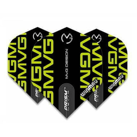 Winmau Prism Delta MvG 2021 Black Print Dart Flights