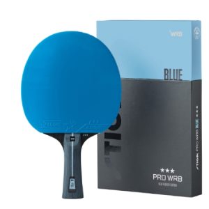 Stiga Table Tennis Bat Pro WRB Blue Edition 3-Star | High-Performance Bat for Advanced Players