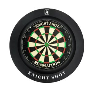 Knight Shot Dartboard Surround LED Light Round Black