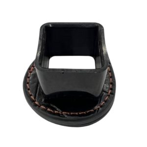 Knight Shot Chalk Holder Black K7 with Leather Clip Holder – Durable and Convenient Cue Accessory