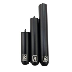 Knight Shot Aluminum Cue Extension – Black | Quick Release | 4", 6" & 8" Sizes