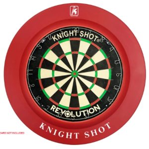 Knight Shot Dartboard Surround LED Light Round Red
