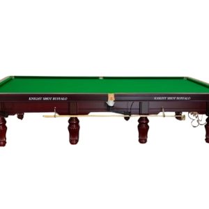 Knight Shot Buffalo 12ft Commercial Snooker Table – Mahogany Finish
