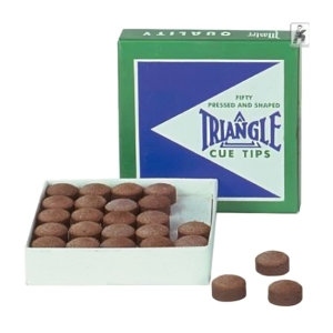 Triangle 13.5mm Cue Tips – Box of 50