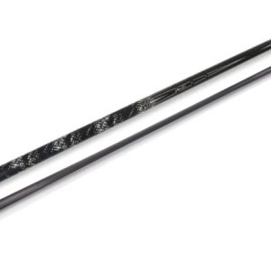 JFlowers Jayson Shaw JFS-JS1F Billiard Cue - Carbon Fiber Shaft & Black Leather Wrap