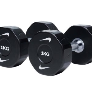 Nike Strength Urethane Dumbbell | Black/White