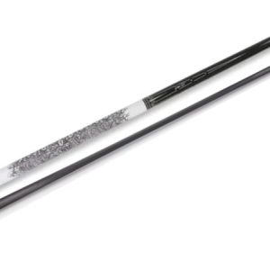 JFlowers Billiard Cue Jayson Shaw JS1WF - Carbon Fiber Shaft & White Leather Wrap