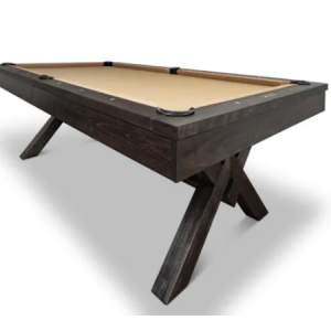 Presidential Taft Billiard Table | Black Bronze Finish | Leather Drop Pockets | 8ft