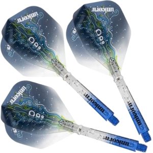 Unicorn Gripper 4 Elements Blue/Clear Hydrostorm Combo Flight-Shaft