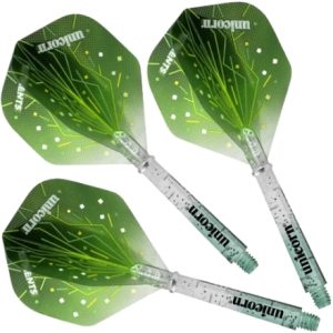Unicorn Gripper 4 Elements Green/Clear Thunderstorm Combo Flight-Shaft