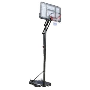 Knight Shot Movable Outdoor Basketball Post 201 | Adjustable Height Up to 10ft