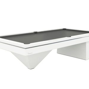 Bilijardai Modular Modern Pool Table in White Matte Finish 8ft